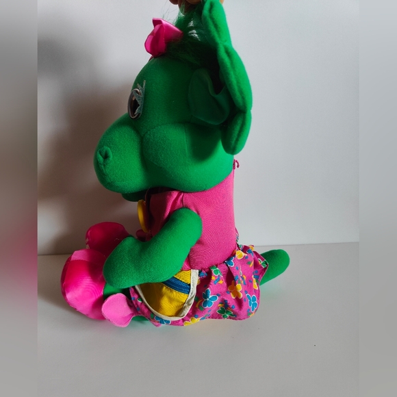 Baby Bop Teach Me 17" Plush Doll Vtg 1993 Dinosaur Playskool Barney - Picture 3 of 5